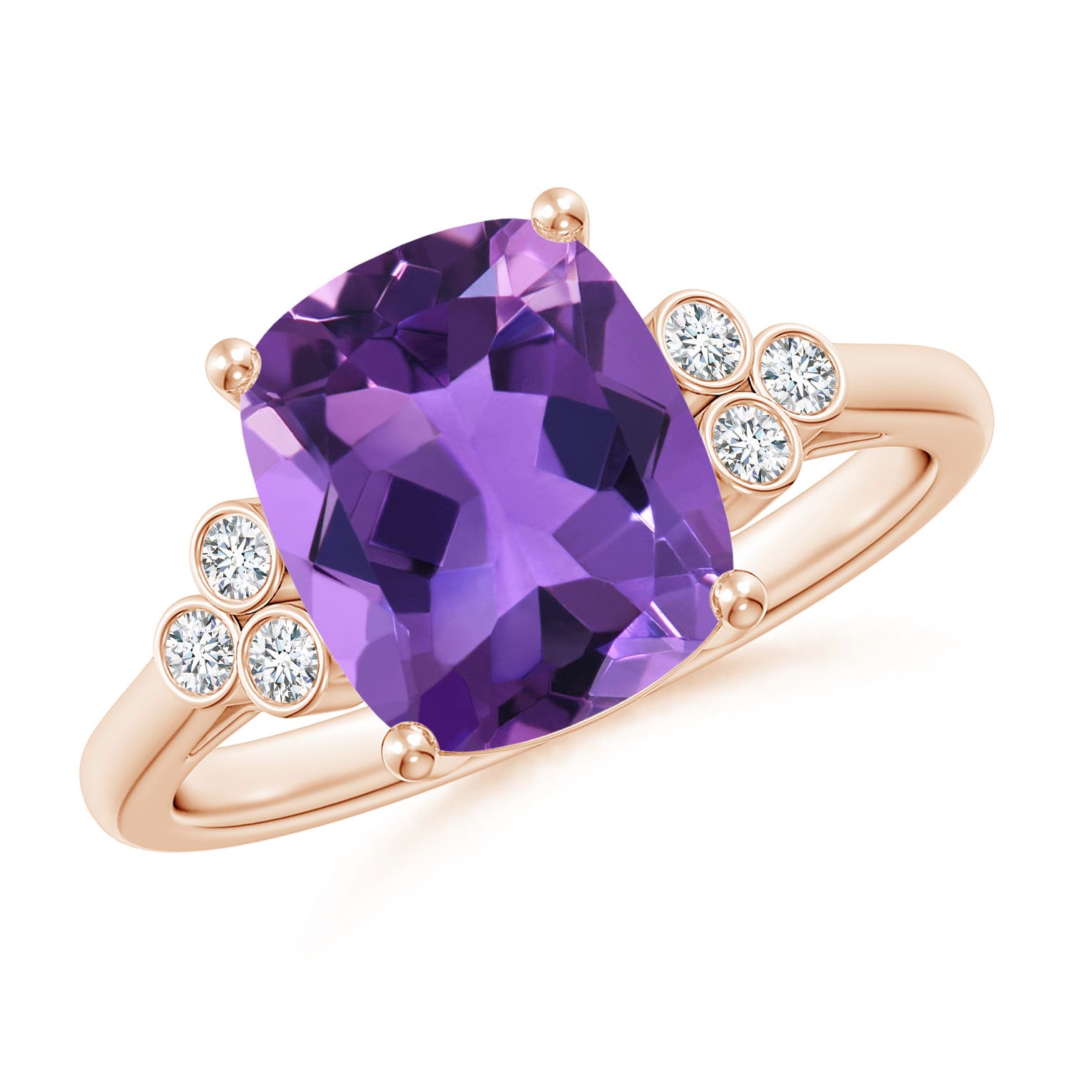 AAA - Amethyst / 2.83 CT / 14 KT Rose Gold