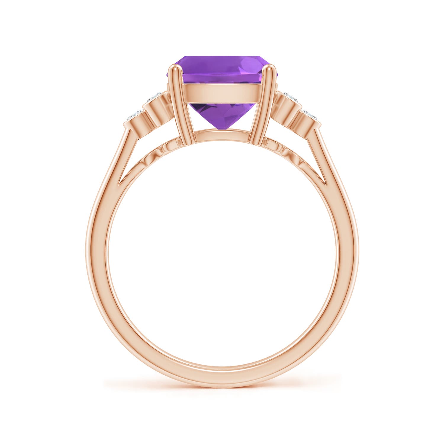 AAA - Amethyst / 2.83 CT / 14 KT Rose Gold