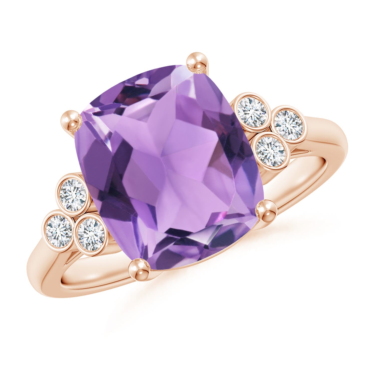 A - Amethyst / 3.65 CT / 14 KT Rose Gold