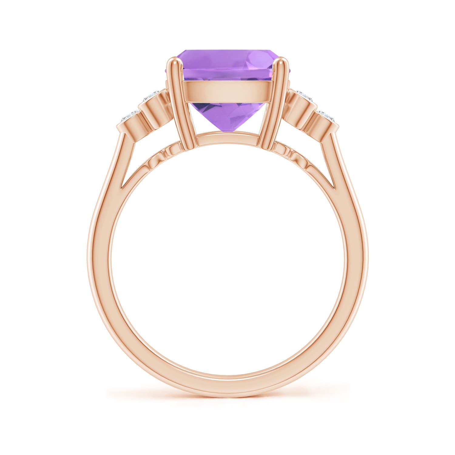 A - Amethyst / 3.65 CT / 14 KT Rose Gold