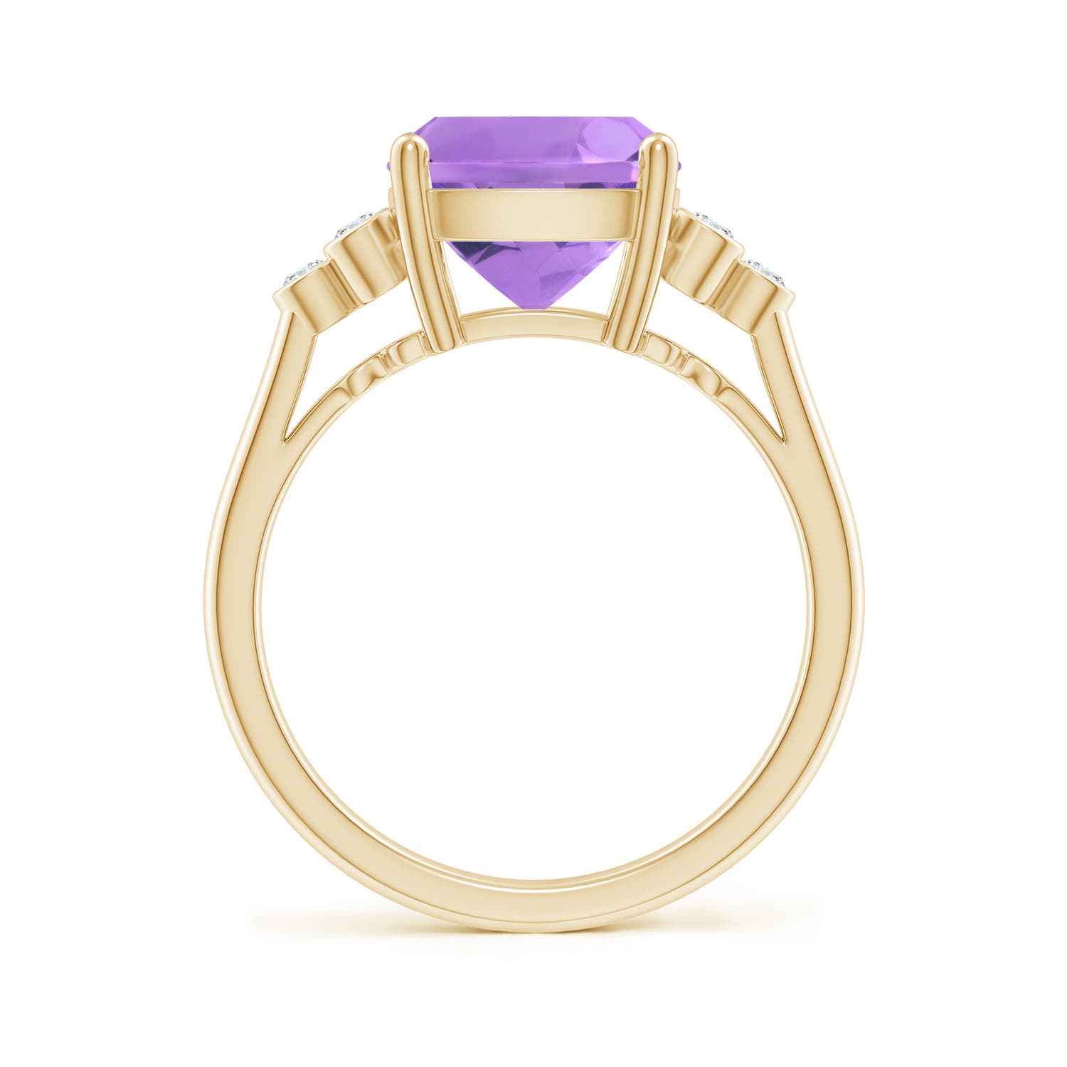 A - Amethyst / 3.65 CT / 14 KT Yellow Gold