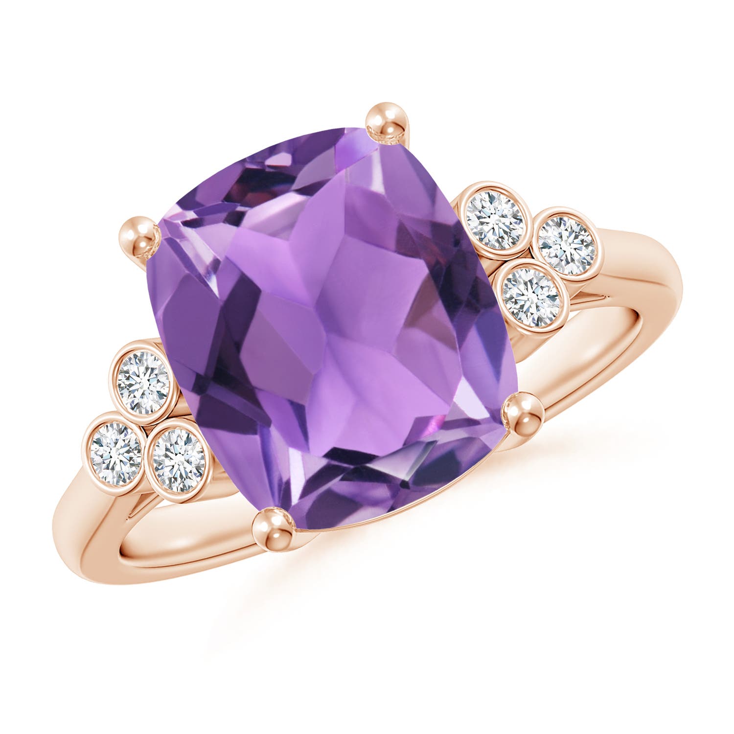 AA - Amethyst / 3.65 CT / 14 KT Rose Gold