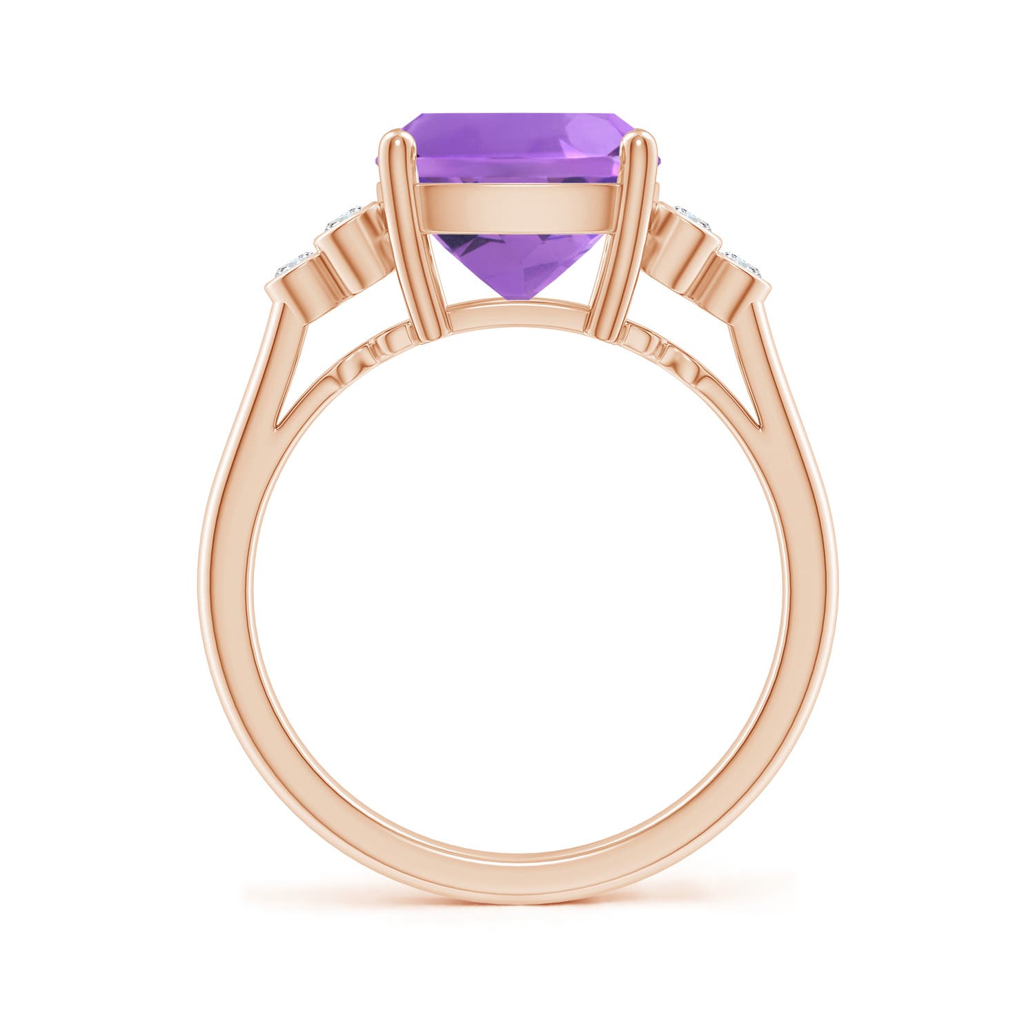 AA - Amethyst / 3.65 CT / 14 KT Rose Gold