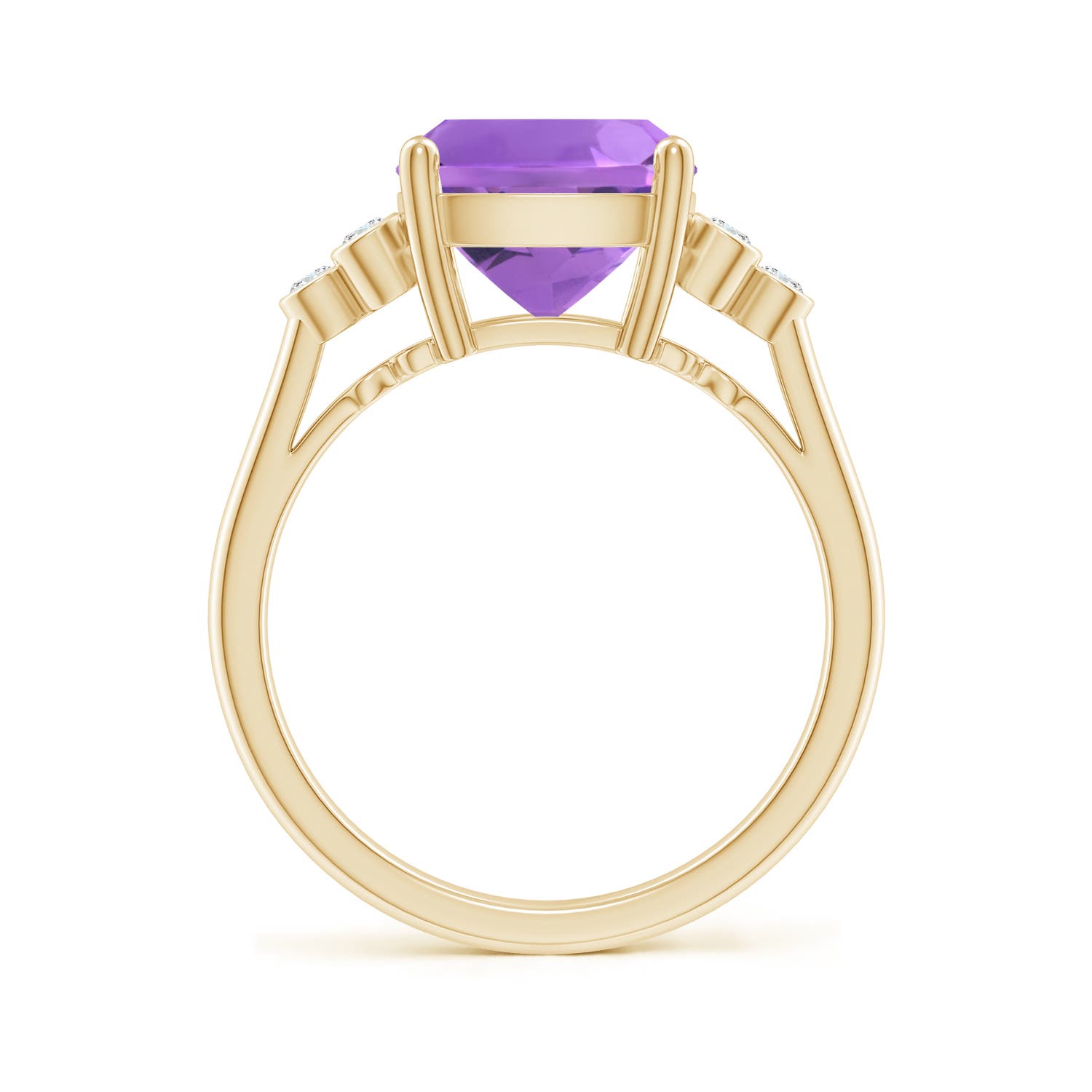 AA - Amethyst / 3.65 CT / 14 KT Yellow Gold