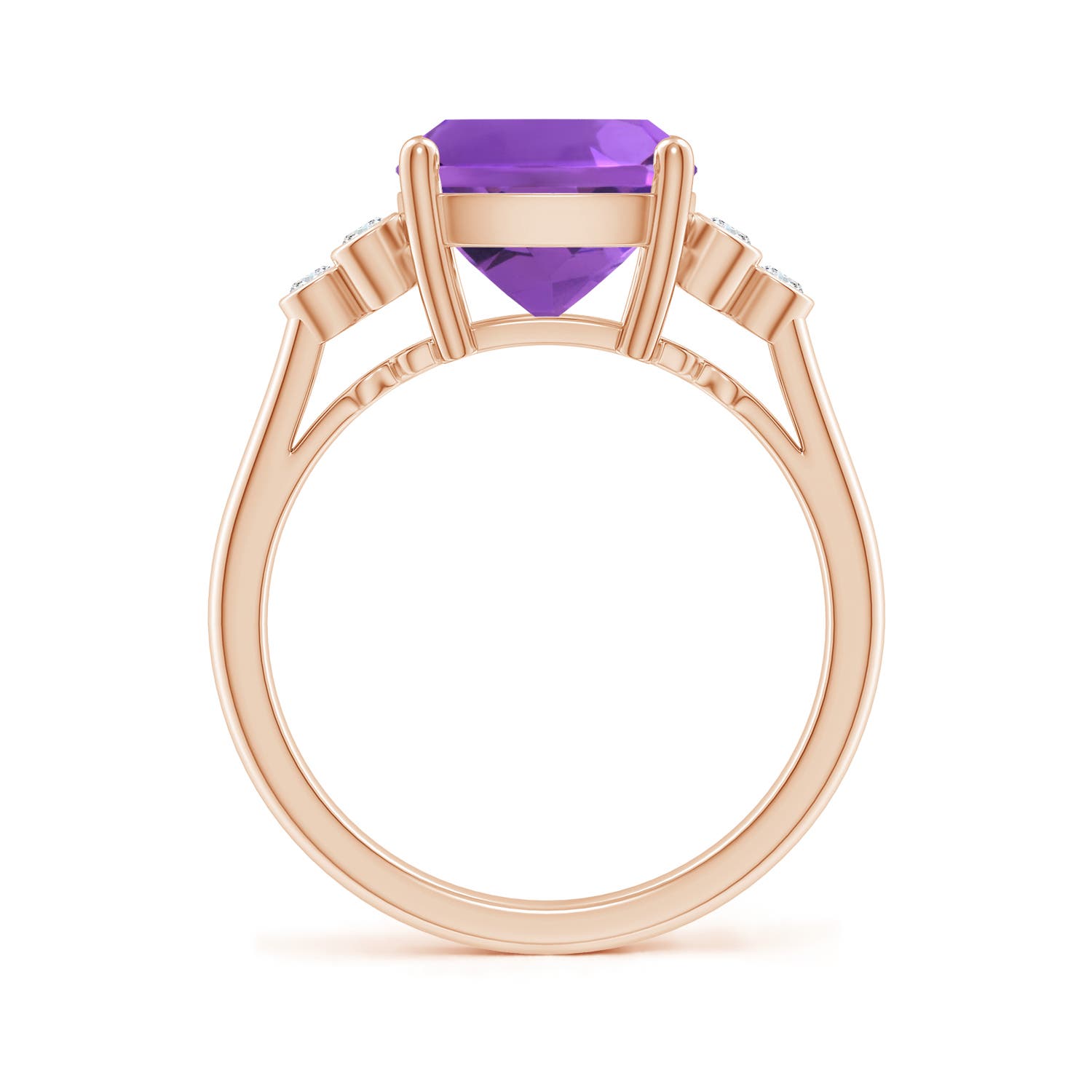 AAA - Amethyst / 3.65 CT / 14 KT Rose Gold