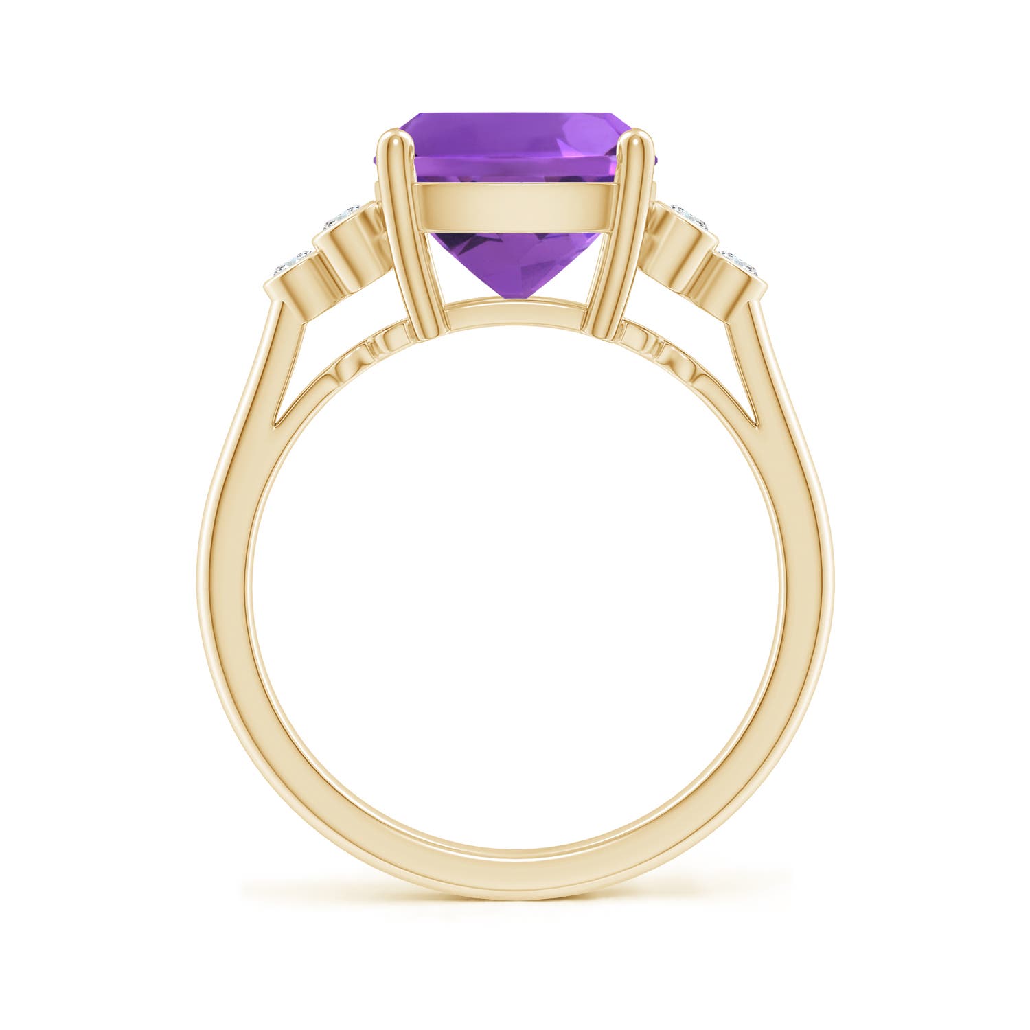 AAA - Amethyst / 3.65 CT / 14 KT Yellow Gold