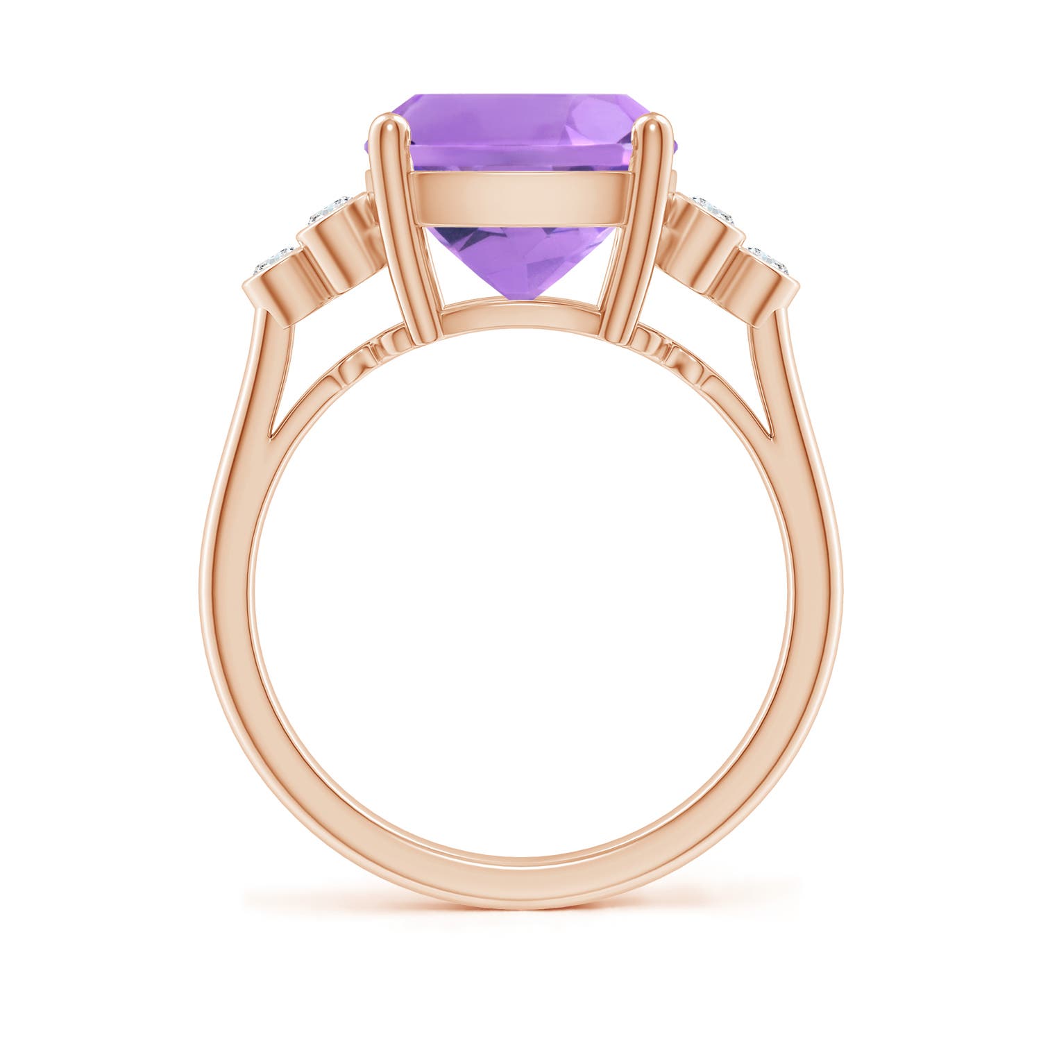 A - Amethyst / 4.77 CT / 14 KT Rose Gold