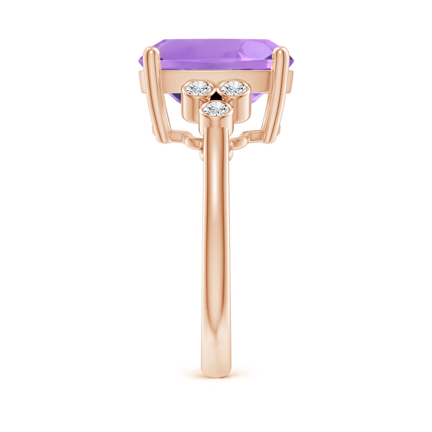 A - Amethyst / 4.77 CT / 14 KT Rose Gold