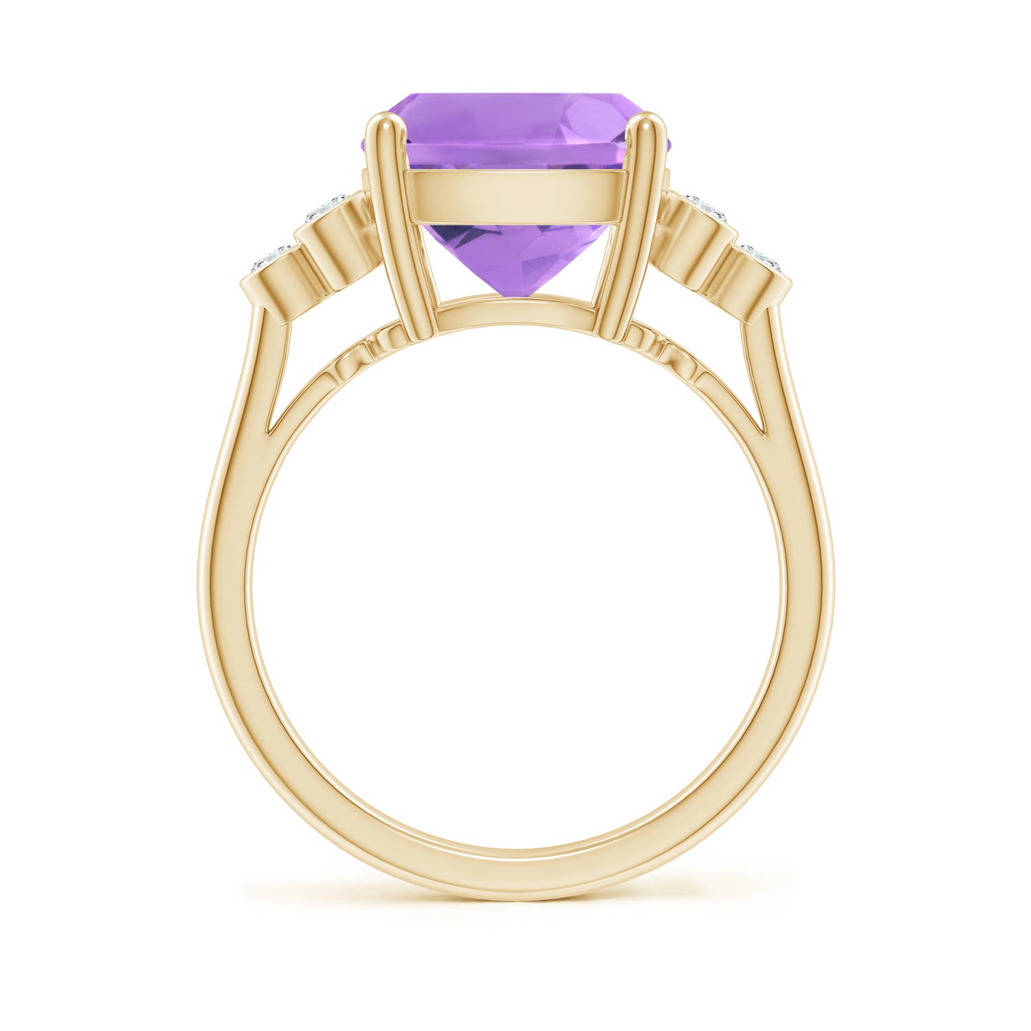 A - Amethyst / 4.77 CT / 14 KT Yellow Gold