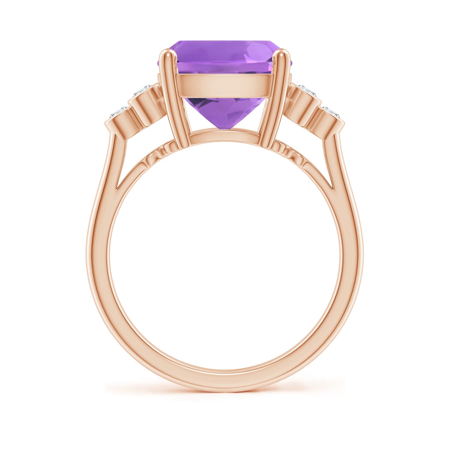 AA - Amethyst / 4.77 CT / 14 KT Rose Gold