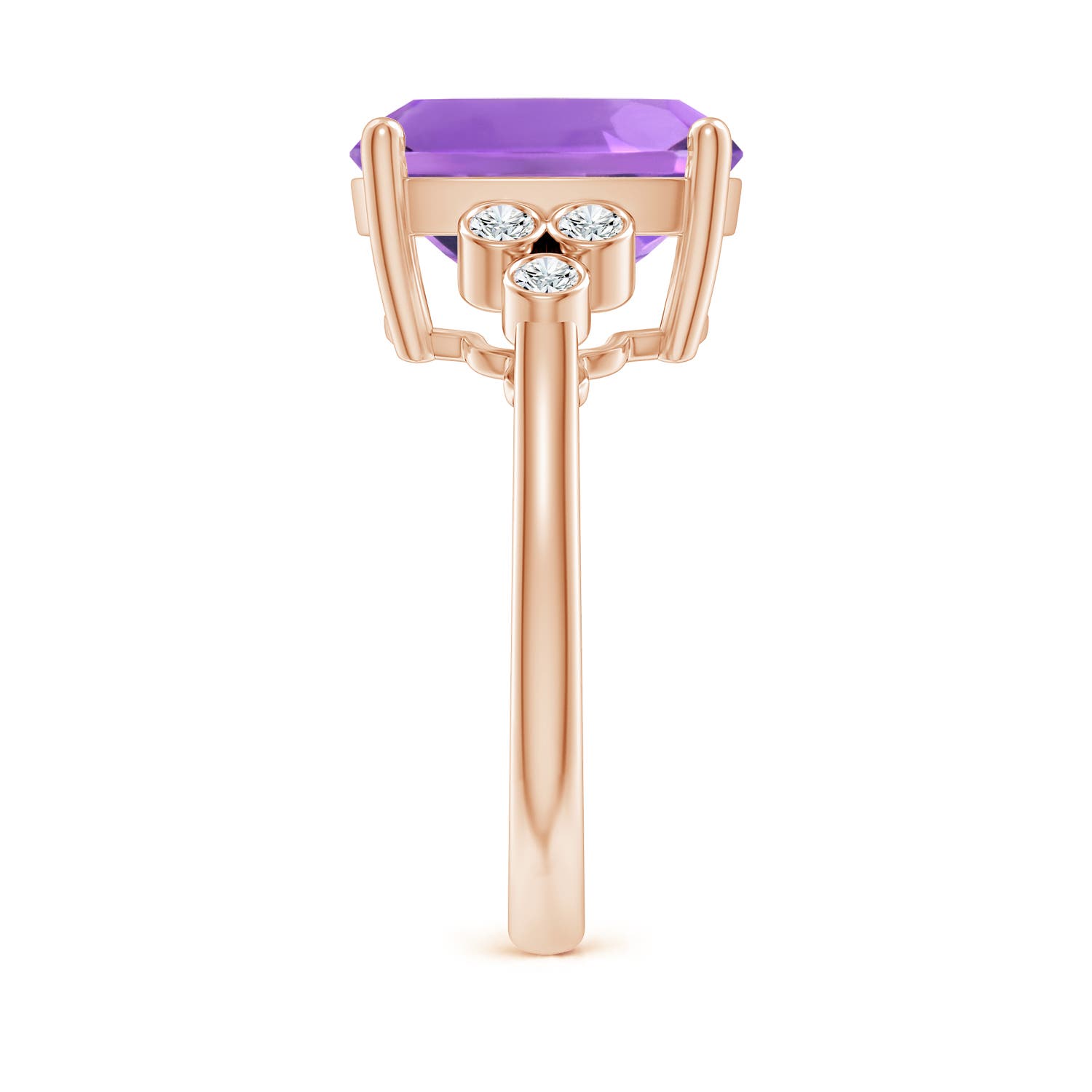 AA - Amethyst / 4.77 CT / 14 KT Rose Gold