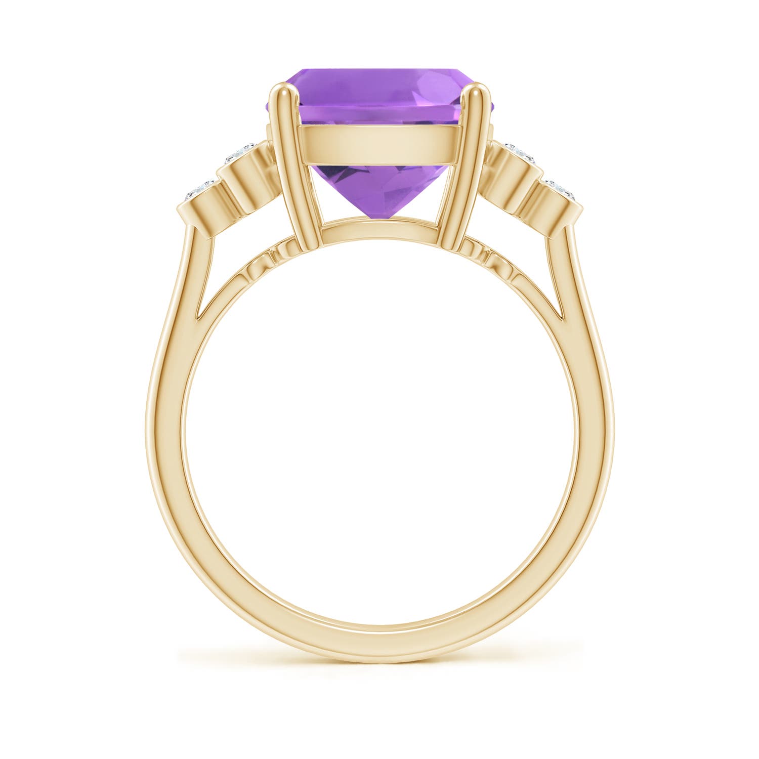 AA - Amethyst / 4.77 CT / 14 KT Yellow Gold