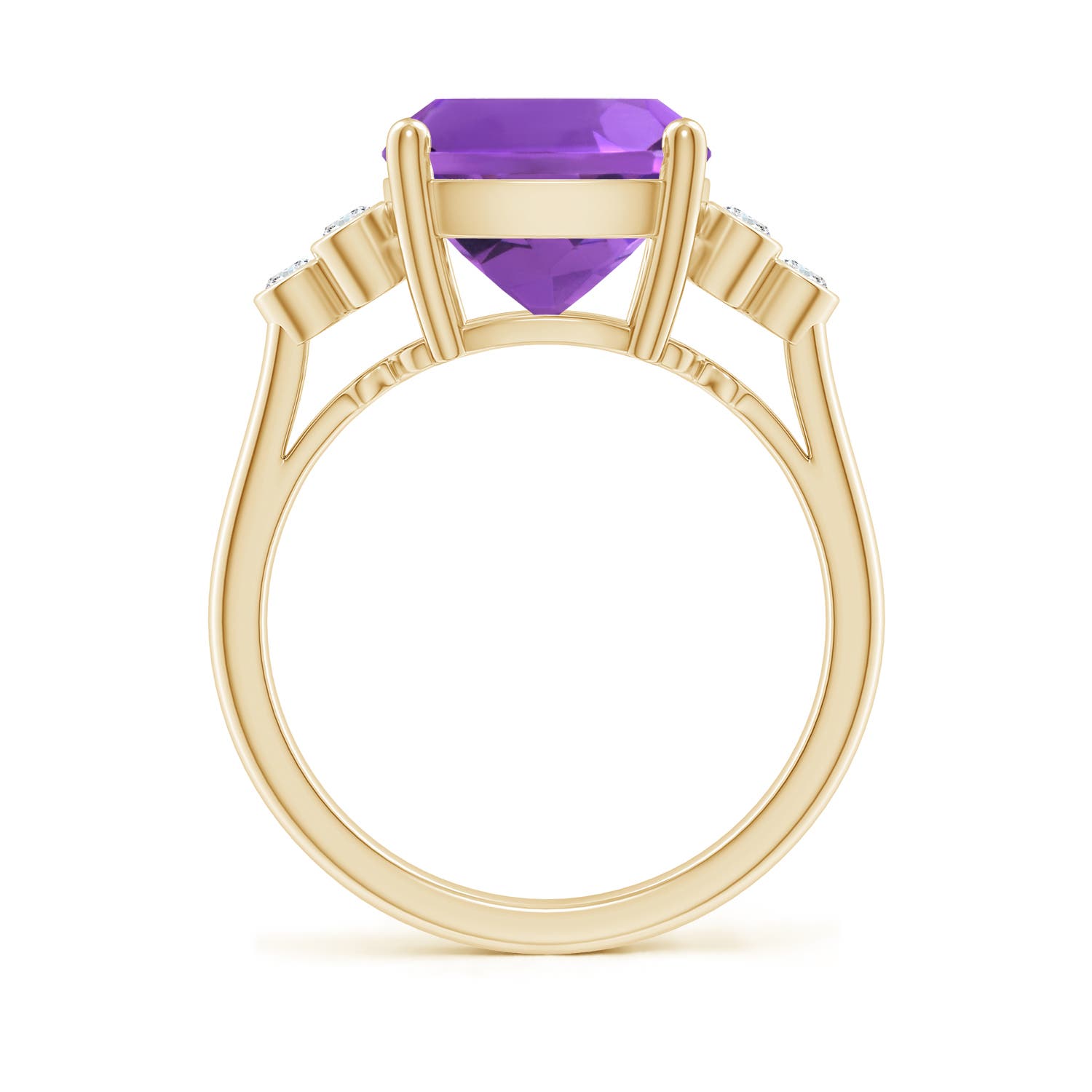 AAA - Amethyst / 4.77 CT / 14 KT Yellow Gold