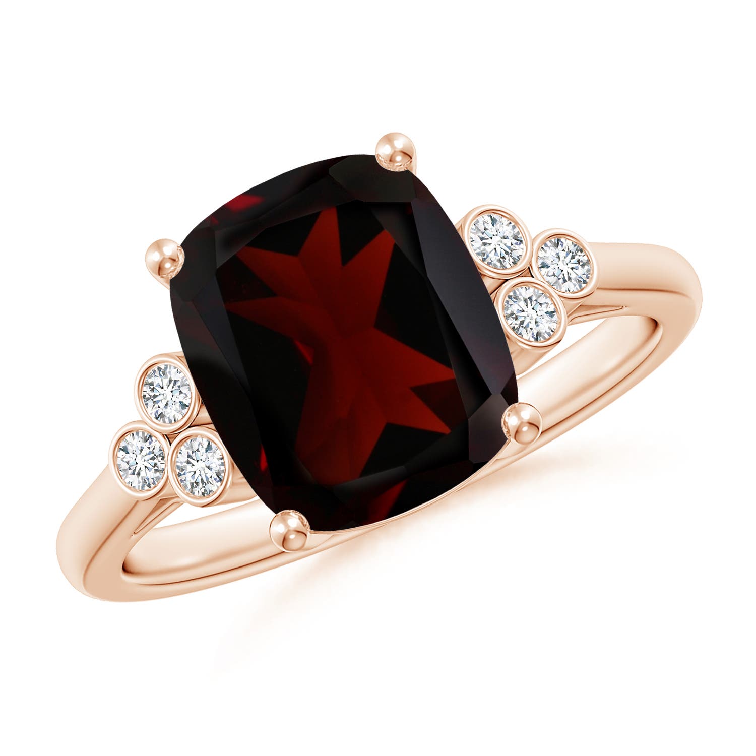 A - Garnet / 3.48 CT / 14 KT Rose Gold