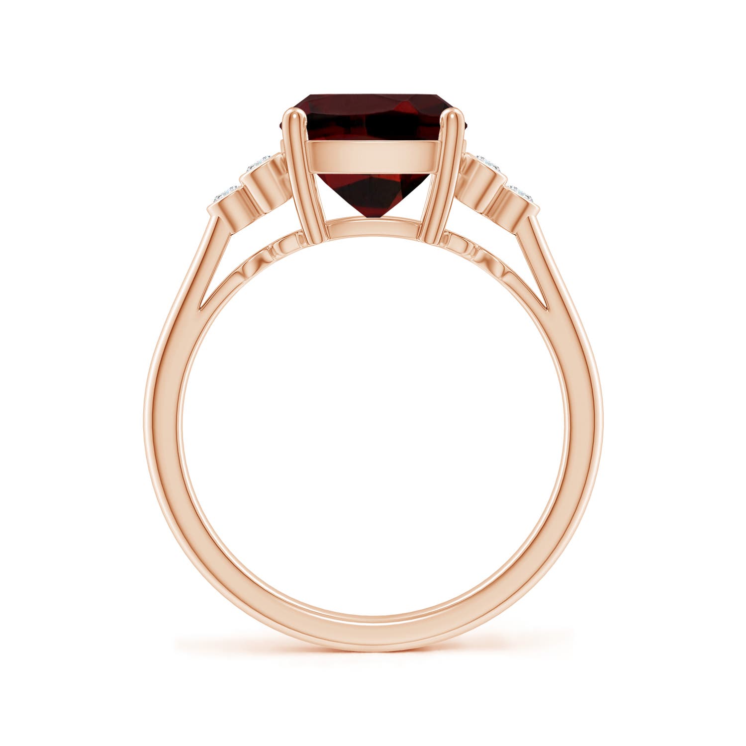 AAA - Garnet / 3.48 CT / 14 KT Rose Gold