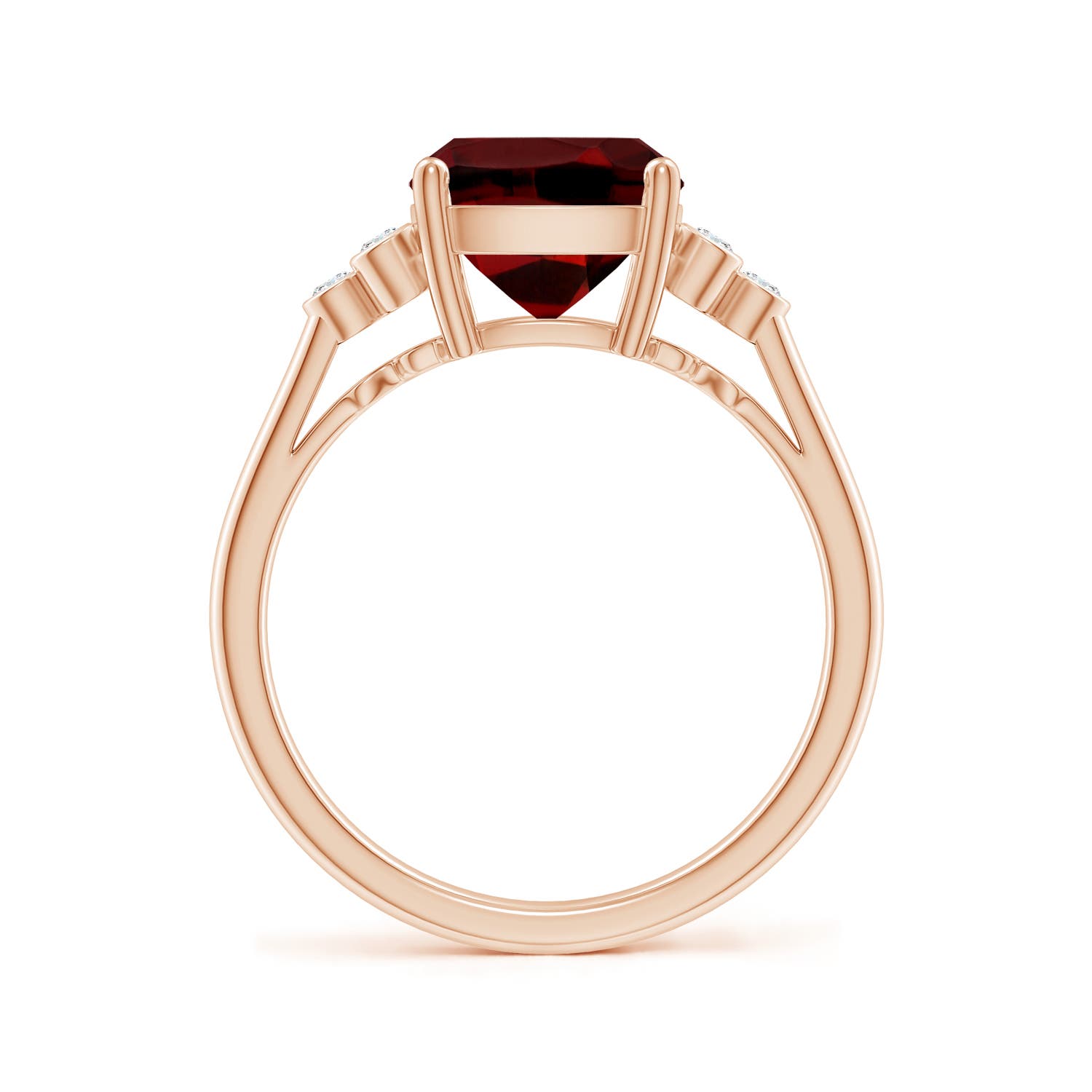 AAAA - Garnet / 3.48 CT / 14 KT Rose Gold