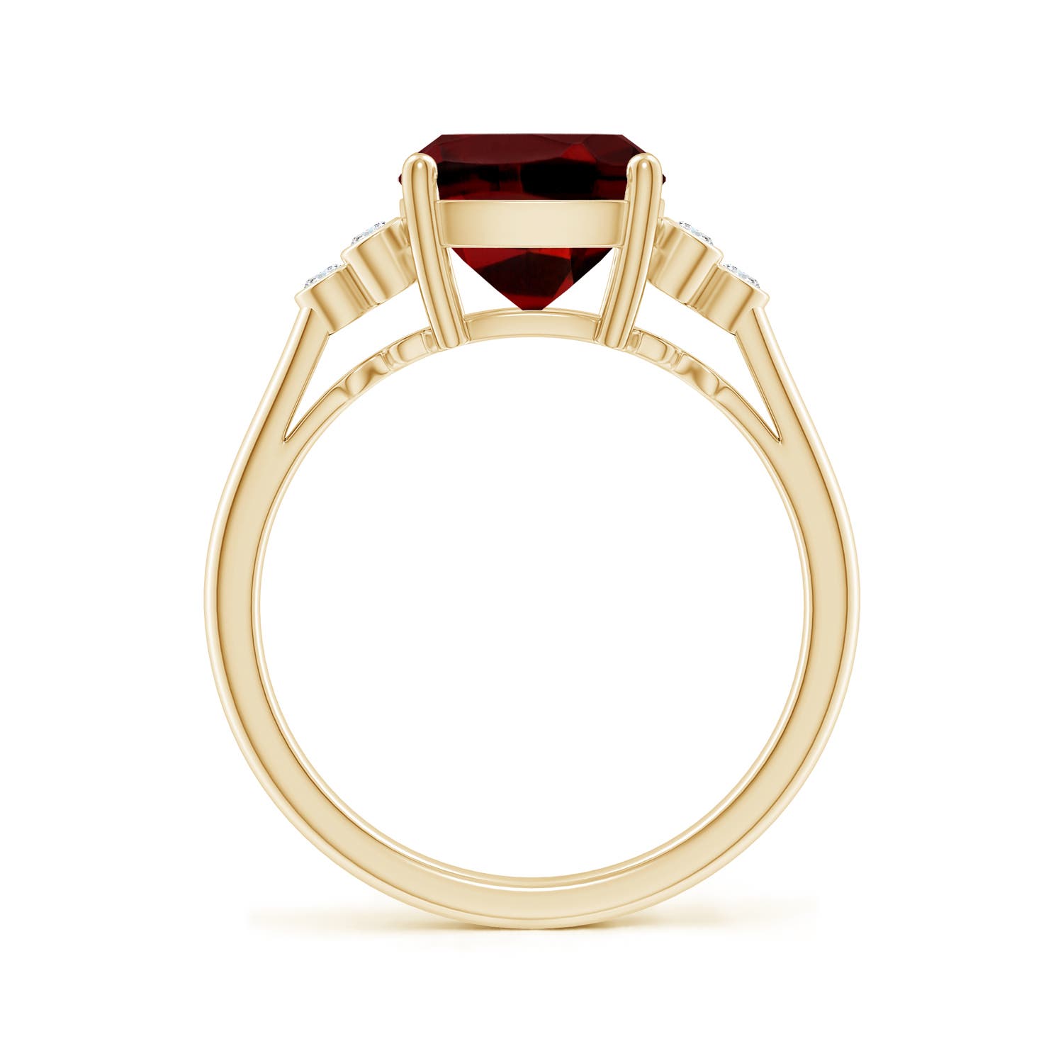 AAAA - Garnet / 3.48 CT / 14 KT Yellow Gold