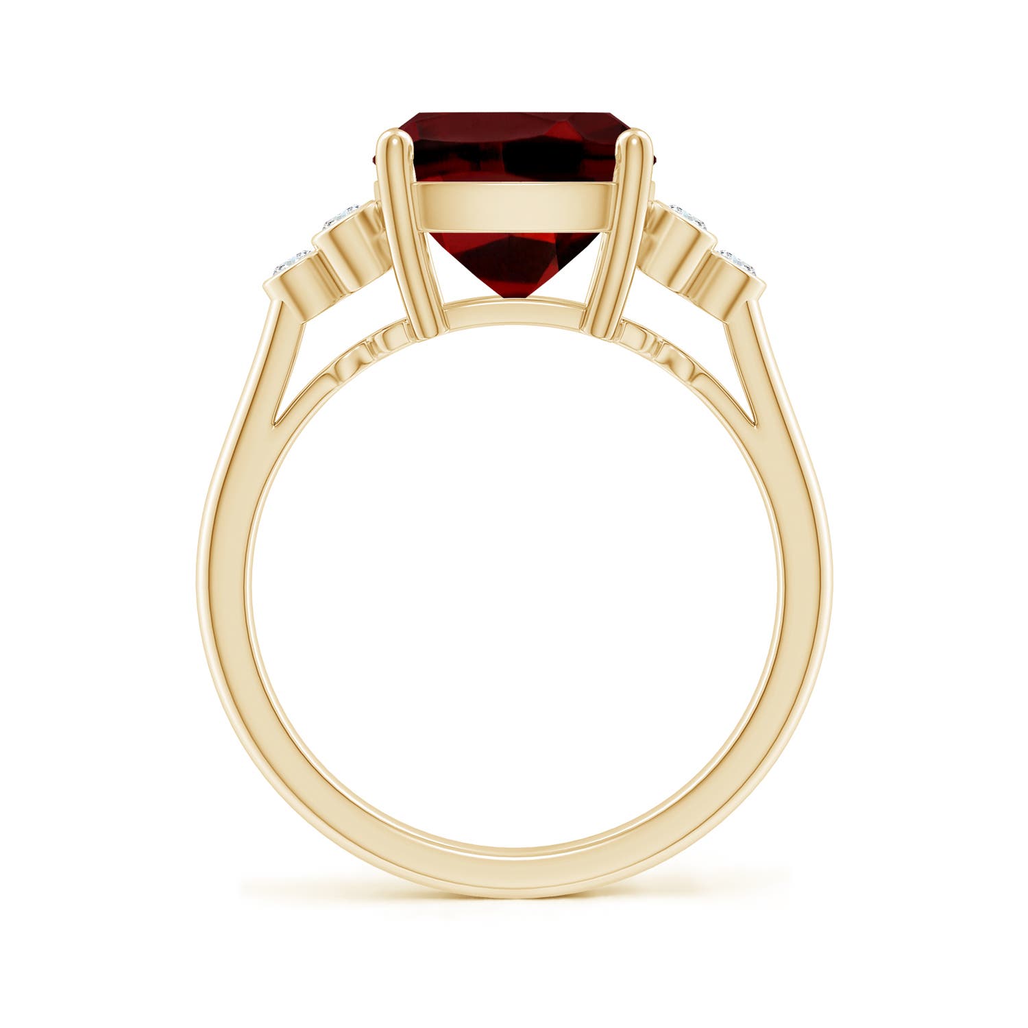 AAAA - Garnet / 4.65 CT / 14 KT Yellow Gold