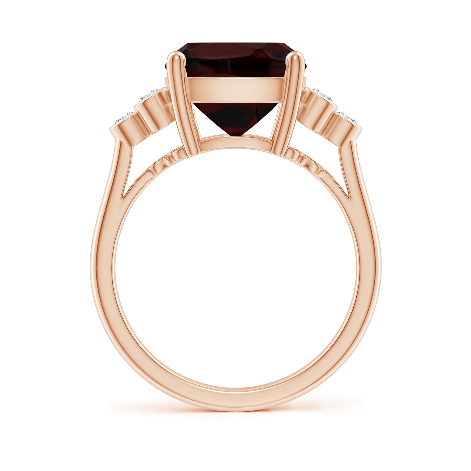 A - Garnet / 5.52 CT / 14 KT Rose Gold