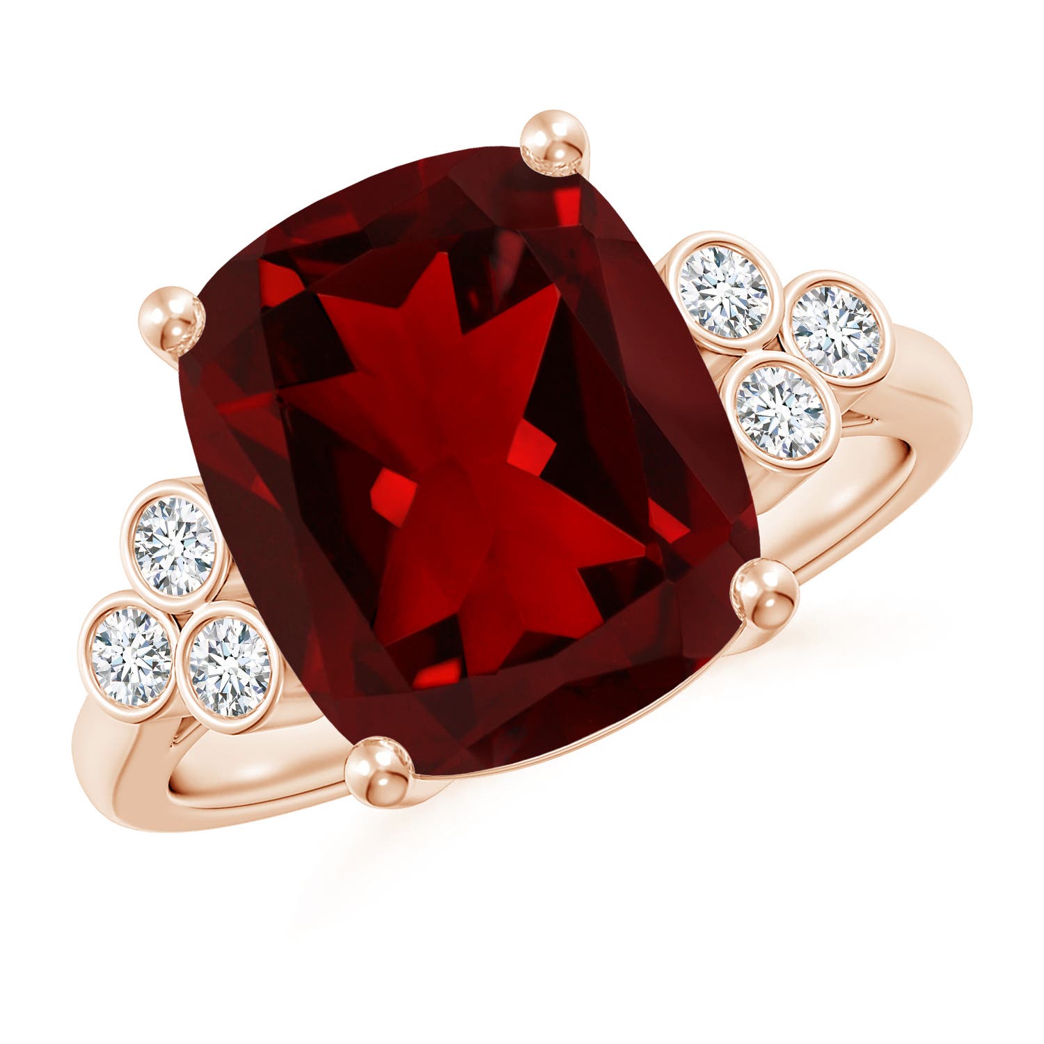 AAAA - Garnet / 5.52 CT / 14 KT Rose Gold