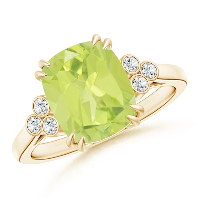 A - Peridot / 3.03 CT / 14 KT Yellow Gold