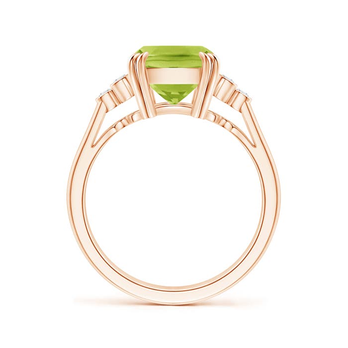 AA - Peridot / 3.03 CT / 14 KT Rose Gold