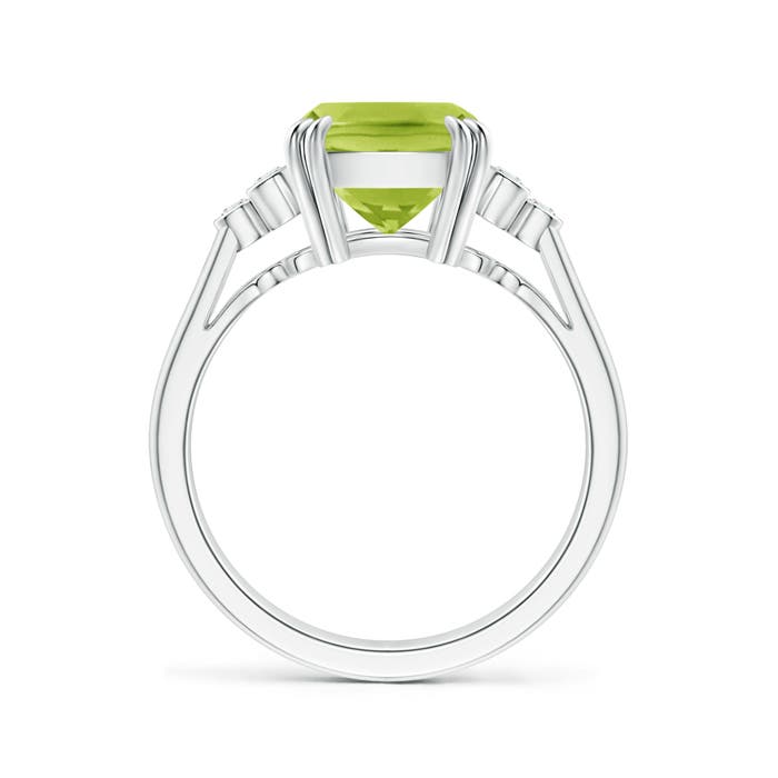 AA - Peridot / 3.03 CT / 14 KT White Gold