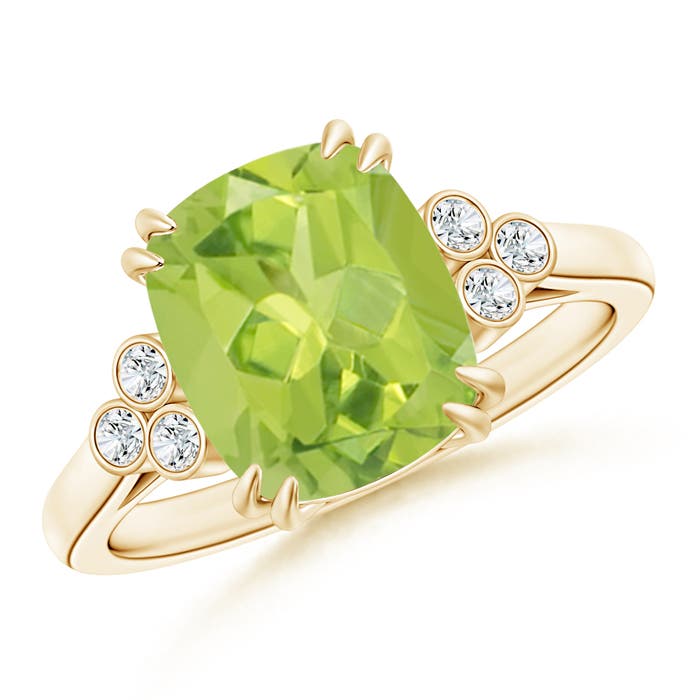 AA - Peridot / 3.03 CT / 14 KT Yellow Gold