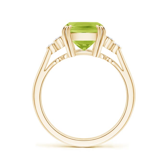 AA - Peridot / 3.03 CT / 14 KT Yellow Gold