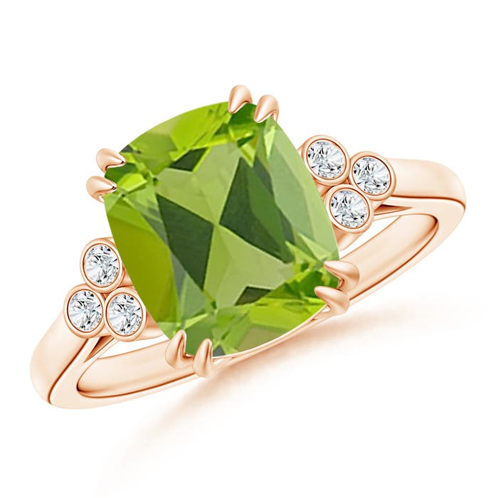 AAA - Peridot / 3.03 CT / 14 KT Rose Gold