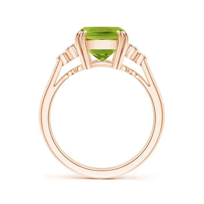 AAA - Peridot / 3.03 CT / 14 KT Rose Gold