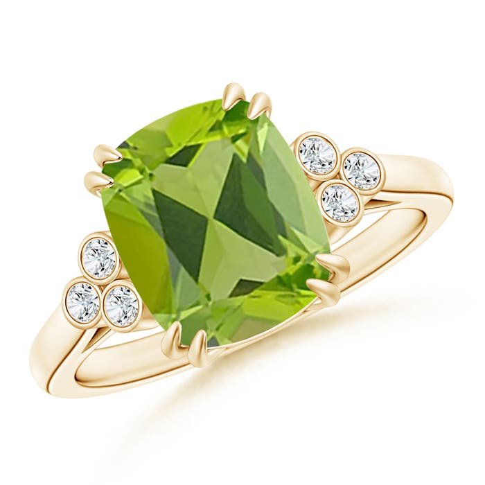 AAA - Peridot / 3.03 CT / 14 KT Yellow Gold