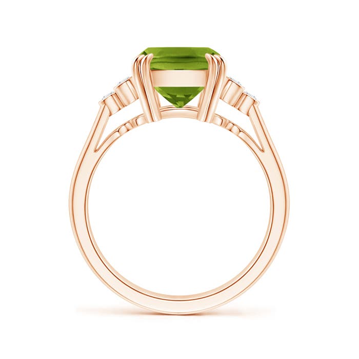 AAAA - Peridot / 3.03 CT / 14 KT Rose Gold