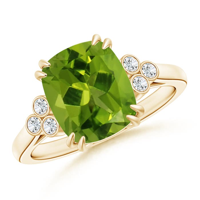 AAAA - Peridot / 3.03 CT / 14 KT Yellow Gold