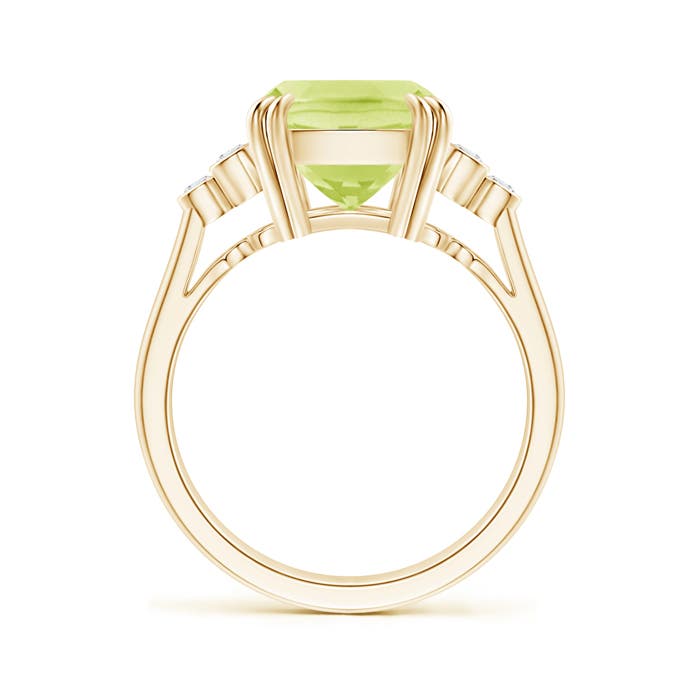 A - Peridot / 4.15 CT / 14 KT Yellow Gold