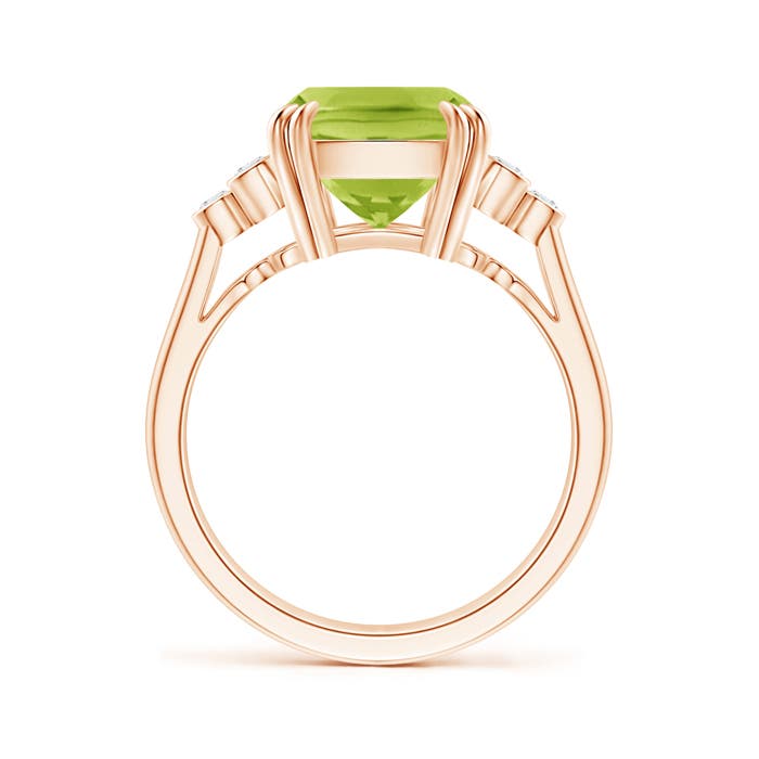 AA - Peridot / 4.15 CT / 14 KT Rose Gold