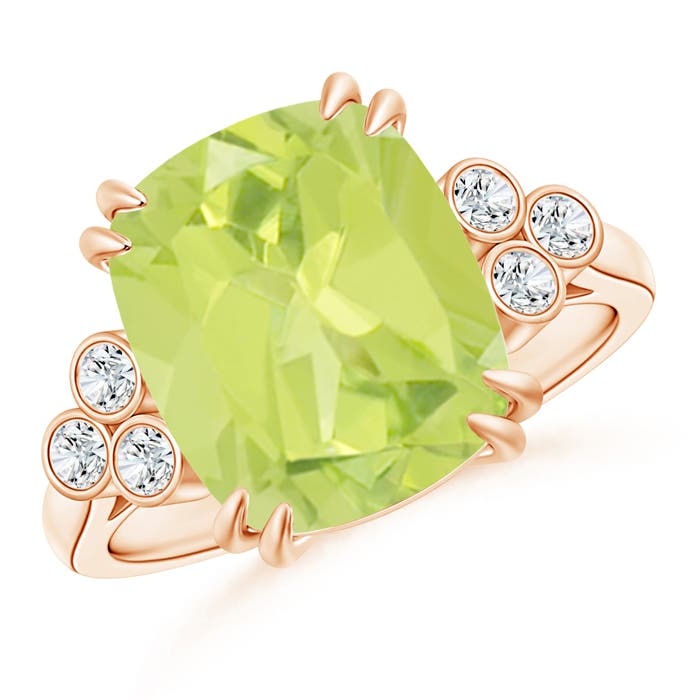 A - Peridot / 5.67 CT / 14 KT Rose Gold