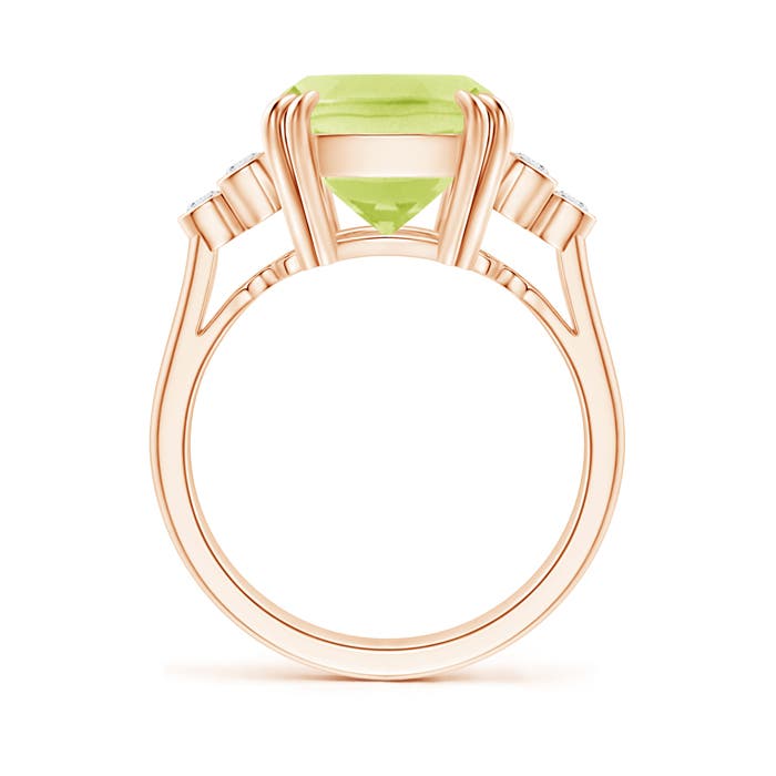 A - Peridot / 5.67 CT / 14 KT Rose Gold