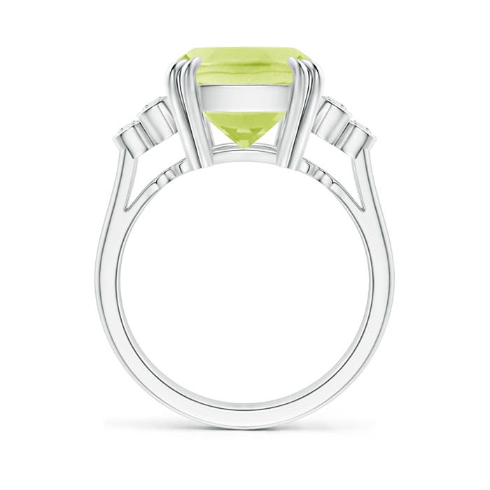 A - Peridot / 5.67 CT / 14 KT White Gold