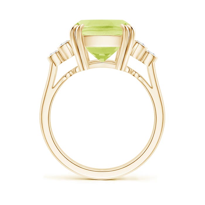 A - Peridot / 5.67 CT / 14 KT Yellow Gold