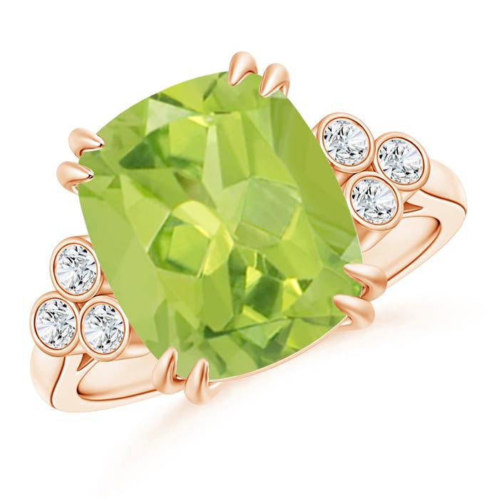 AA - Peridot / 5.67 CT / 14 KT Rose Gold