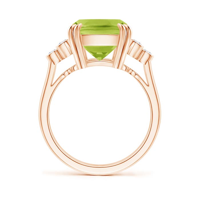 AA - Peridot / 5.67 CT / 14 KT Rose Gold