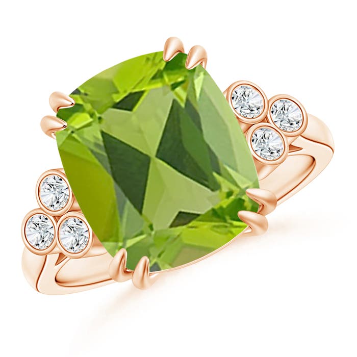 AAA - Peridot / 5.67 CT / 14 KT Rose Gold