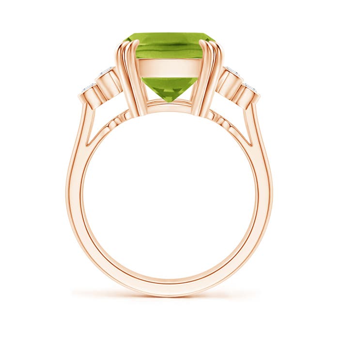 AAA - Peridot / 5.67 CT / 14 KT Rose Gold