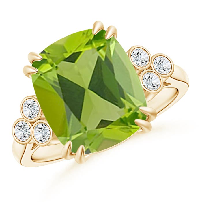 AAA - Peridot / 5.67 CT / 14 KT Yellow Gold