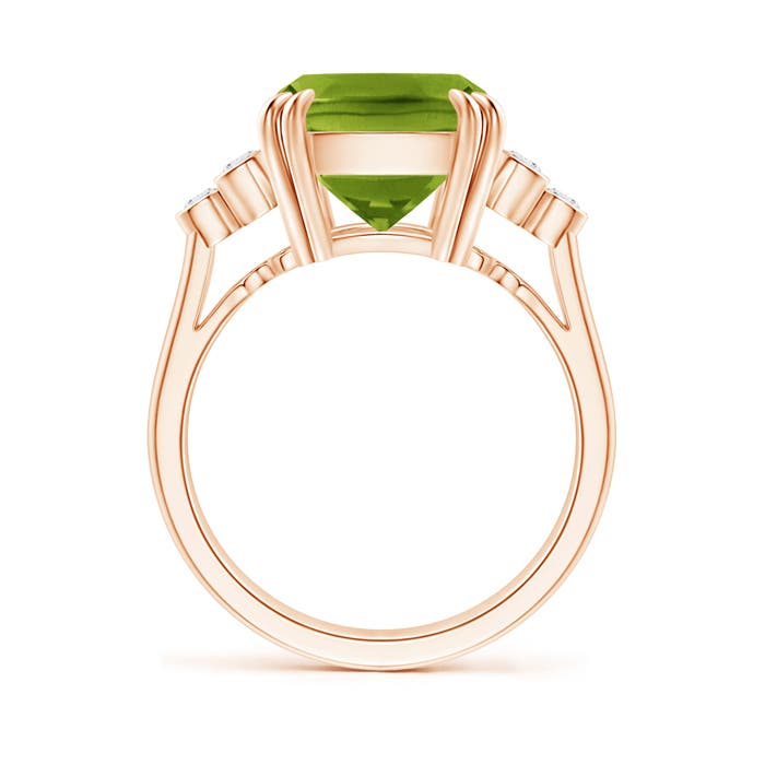 AAAA - Peridot / 5.67 CT / 14 KT Rose Gold