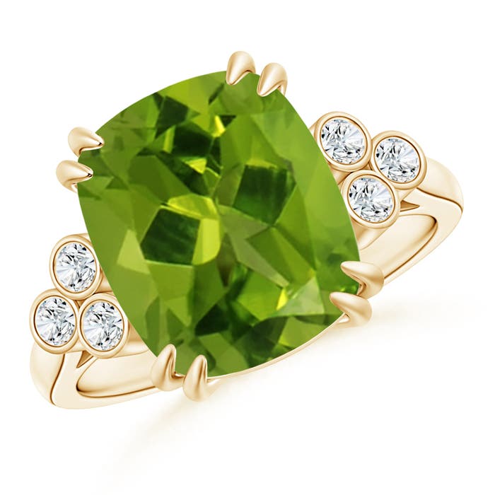 AAAA - Peridot / 5.67 CT / 14 KT Yellow Gold