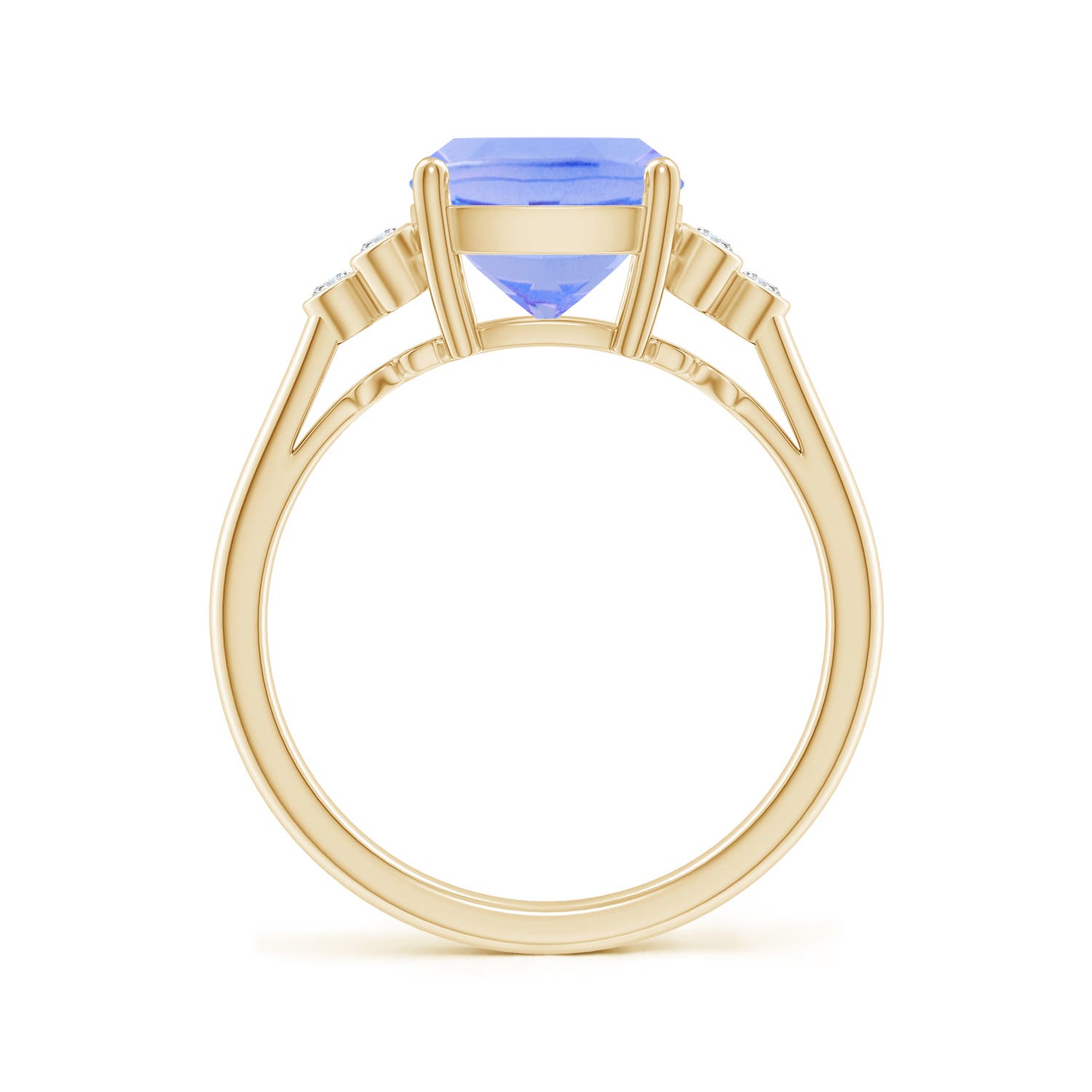 A - Tanzanite / 2.73 CT / 14 KT Yellow Gold