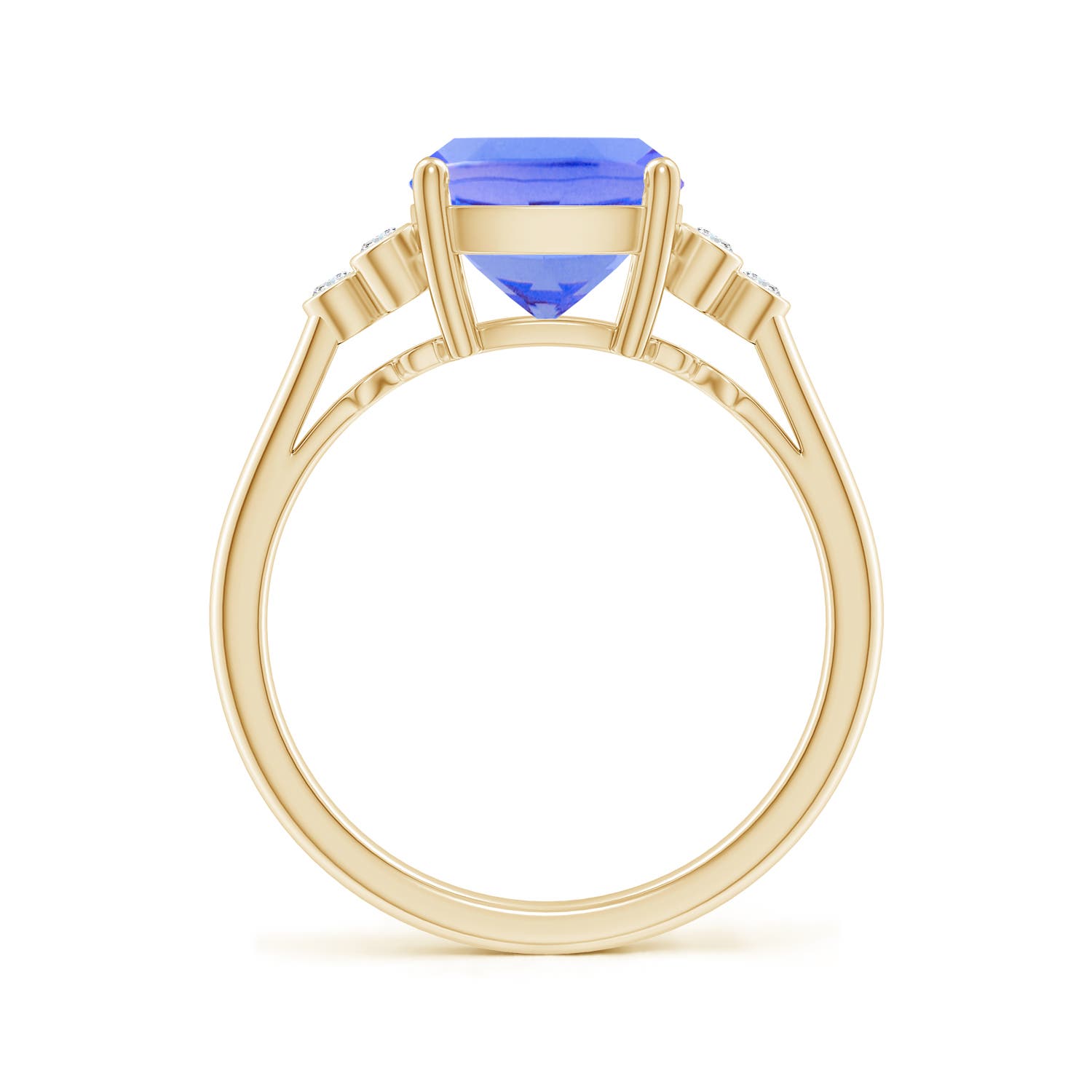 AA - Tanzanite / 2.73 CT / 14 KT Yellow Gold