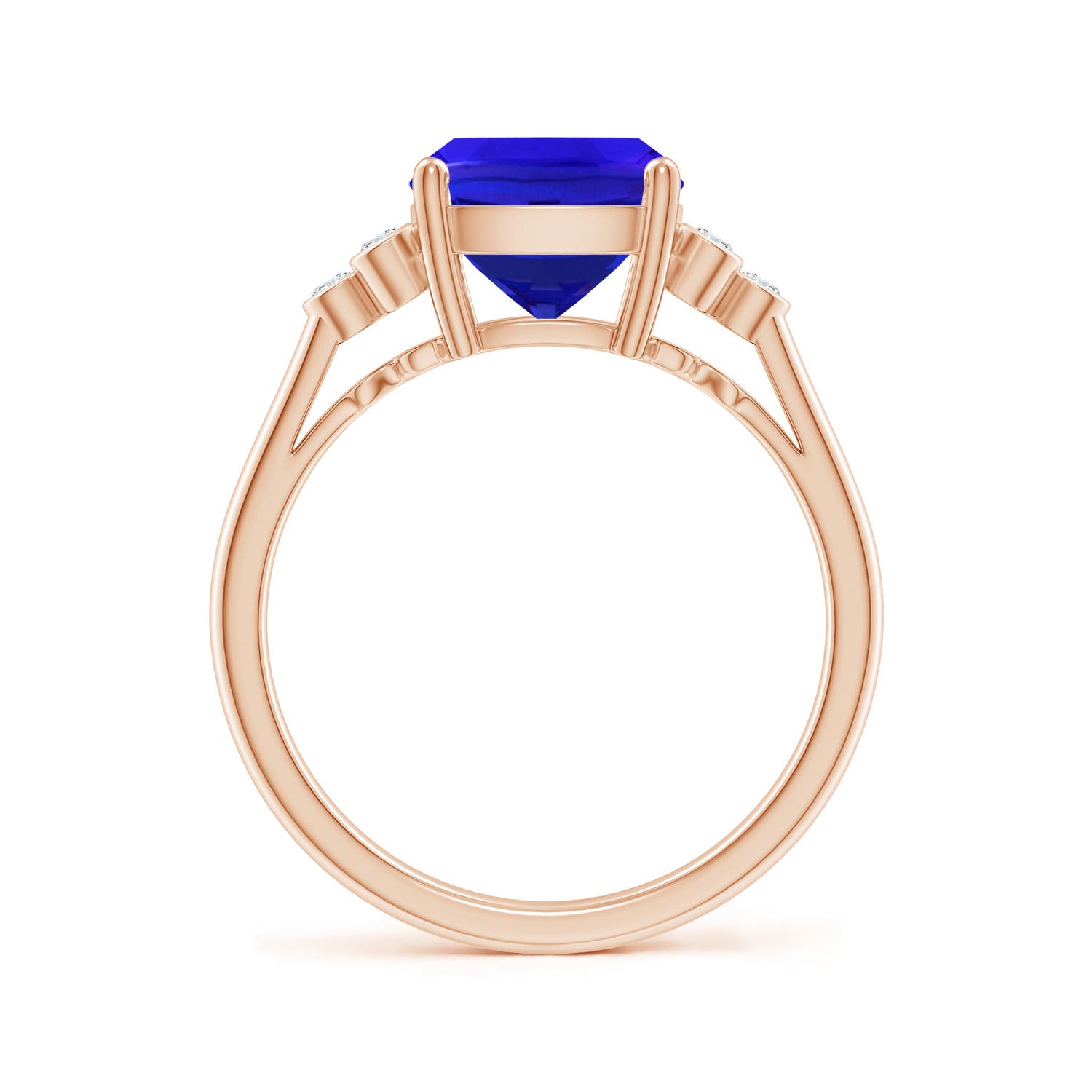 AAA - Tanzanite / 2.73 CT / 14 KT Rose Gold